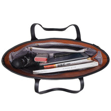 Load image into Gallery viewer, Trendy Box-shaped PU Tote Bag with Belt Decoration and Zipper Pocket