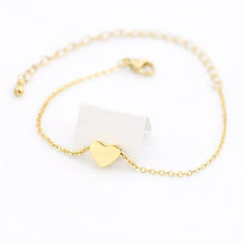 Load image into Gallery viewer, Dainty Peach Heart Bracelets