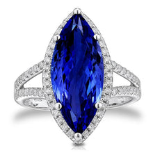Load image into Gallery viewer, Ice Queen Moon Dimond Ring