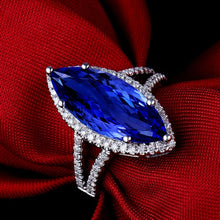 Load image into Gallery viewer, Ice Queen Moon Dimond Ring