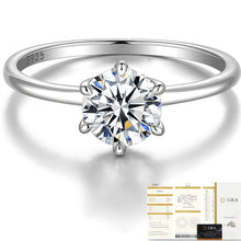 Load image into Gallery viewer, Moissanite Diamond Ring