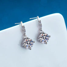 Load image into Gallery viewer, Moissanite Drop Earrings