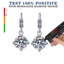 Load image into Gallery viewer, Moissanite Drop Earrings