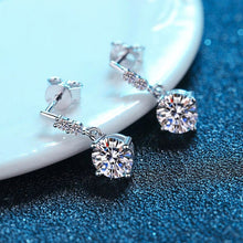 Load image into Gallery viewer, Moissanite Drop Earrings