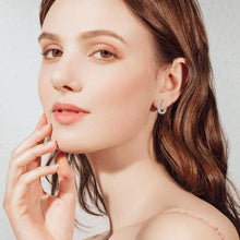 Load image into Gallery viewer, Moissanite Hoop Earrings 2.6 CT