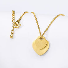 Load image into Gallery viewer, Simple Double Heart Necklaces