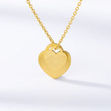 Load image into Gallery viewer, Simple Double Heart Necklaces