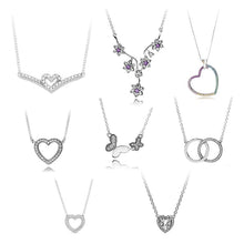 Load image into Gallery viewer, Rainbow Heart Love Butterfly Necklace Collection