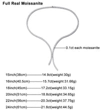 Load image into Gallery viewer, Tassel Luxury Necklace Full Moissanite Diamond