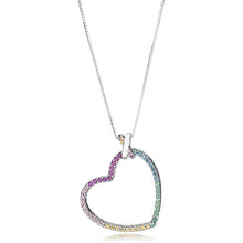 Load image into Gallery viewer, Rainbow Heart Love Butterfly Necklace Collection