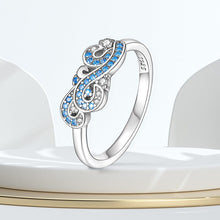 Load image into Gallery viewer, Blue Wave Cocktail Rings