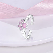 Load image into Gallery viewer, Cute Pink Claw Opening Rings