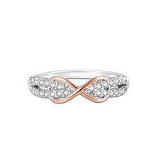 Load image into Gallery viewer, Ethereal Brilliance Sterling Silver Zircon Wedding Band