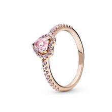 Load image into Gallery viewer, Silver Love Elevated Rings
