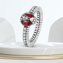 Load image into Gallery viewer, Whimsical Love Sterling Silver Animal Pattern Ring