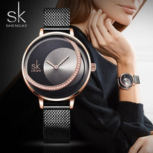 Load image into Gallery viewer, Eleganza Rosegold Mesh Watch