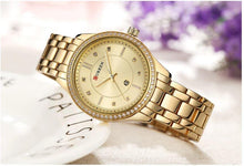 Load image into Gallery viewer, Women Golden Watch