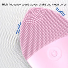 Load image into Gallery viewer, Silicone Facial Cleansing Brush Electric
