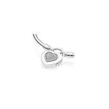 Load image into Gallery viewer, Silver Love Heart Locks Clasp Buckle Beads &amp; Charms Collection
