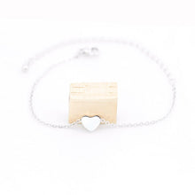 Load image into Gallery viewer, Dainty Peach Heart Bracelets
