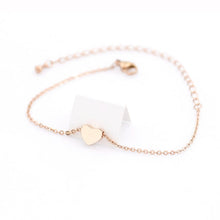 Load image into Gallery viewer, Dainty Peach Heart Bracelets
