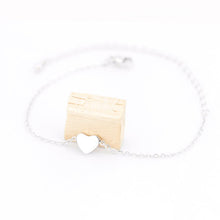 Load image into Gallery viewer, Dainty Peach Heart Bracelets
