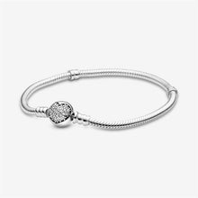 Load image into Gallery viewer, Heart Charms Silver Bracelets
