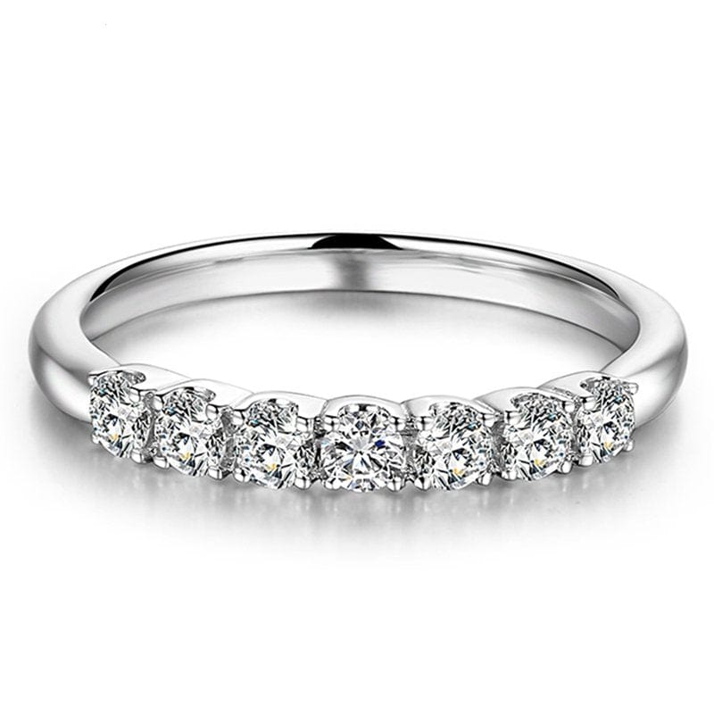 Moissanite Sparkle Ring