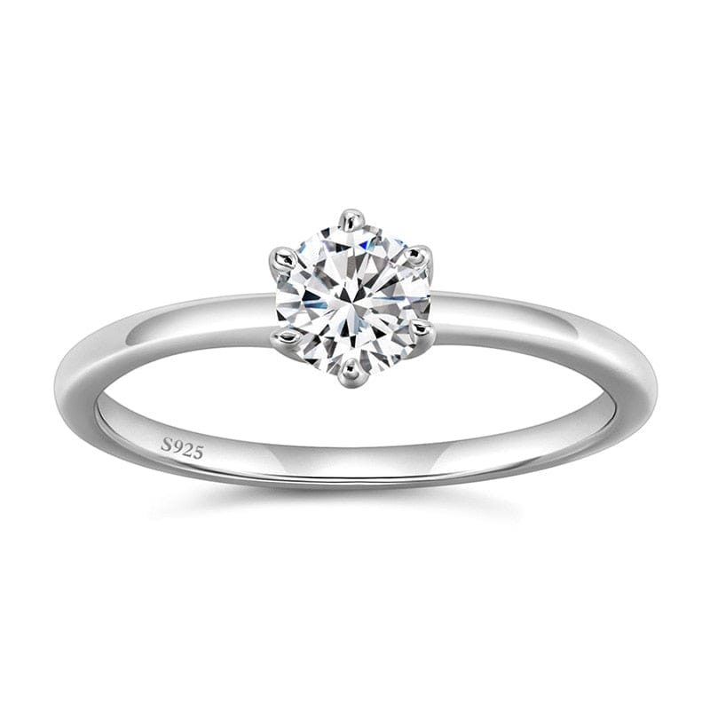 Moissanite Diamond Ring