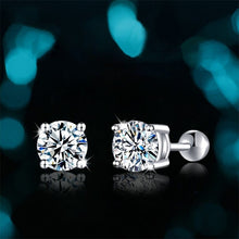 Load image into Gallery viewer, 2CT Moissanite Stud Earrings
