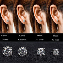 Load image into Gallery viewer, 2CT Moissanite Stud Earrings
