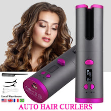 Load image into Gallery viewer, Auto Rotating Ceramic Hair Curler
