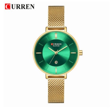 Golden Green Watch