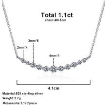 Load image into Gallery viewer, 1.1ct Moissanite Necklace Sparkling Diamond
