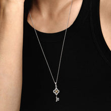 Load image into Gallery viewer, Silver Heart Lock Necklace Collection
