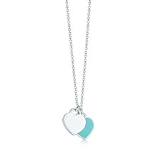 Load image into Gallery viewer, Double Love Heart Pendant Necklace
