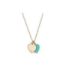 Load image into Gallery viewer, Double Love Heart Pendant Necklace
