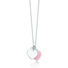 Load image into Gallery viewer, Double Love Heart Pendant Necklace
