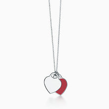 Load image into Gallery viewer, Double Love Heart Pendant Necklace
