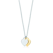 Load image into Gallery viewer, Double Love Heart Pendant Necklace
