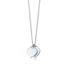 Load image into Gallery viewer, Double Love Heart Pendant Necklace
