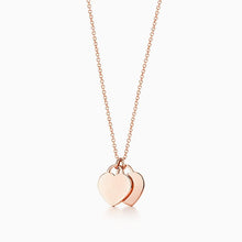 Load image into Gallery viewer, Double Love Heart Pendant Necklace
