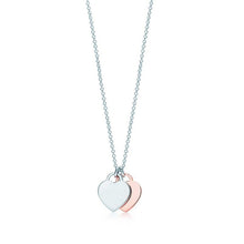 Load image into Gallery viewer, Double Love Heart Pendant Necklace
