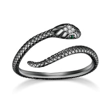 Load image into Gallery viewer, Snake Silver Ring
