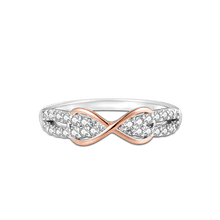 Load image into Gallery viewer, Ethereal Brilliance Sterling Silver Zircon Wedding Band
