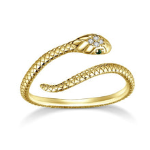 Load image into Gallery viewer, Snake Silver Ring
