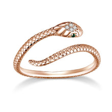 Load image into Gallery viewer, Snake Silver Ring
