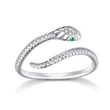 Load image into Gallery viewer, Snake Silver Ring
