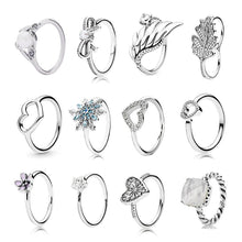 Load image into Gallery viewer, Trendy Silver Rings Charm Collection
