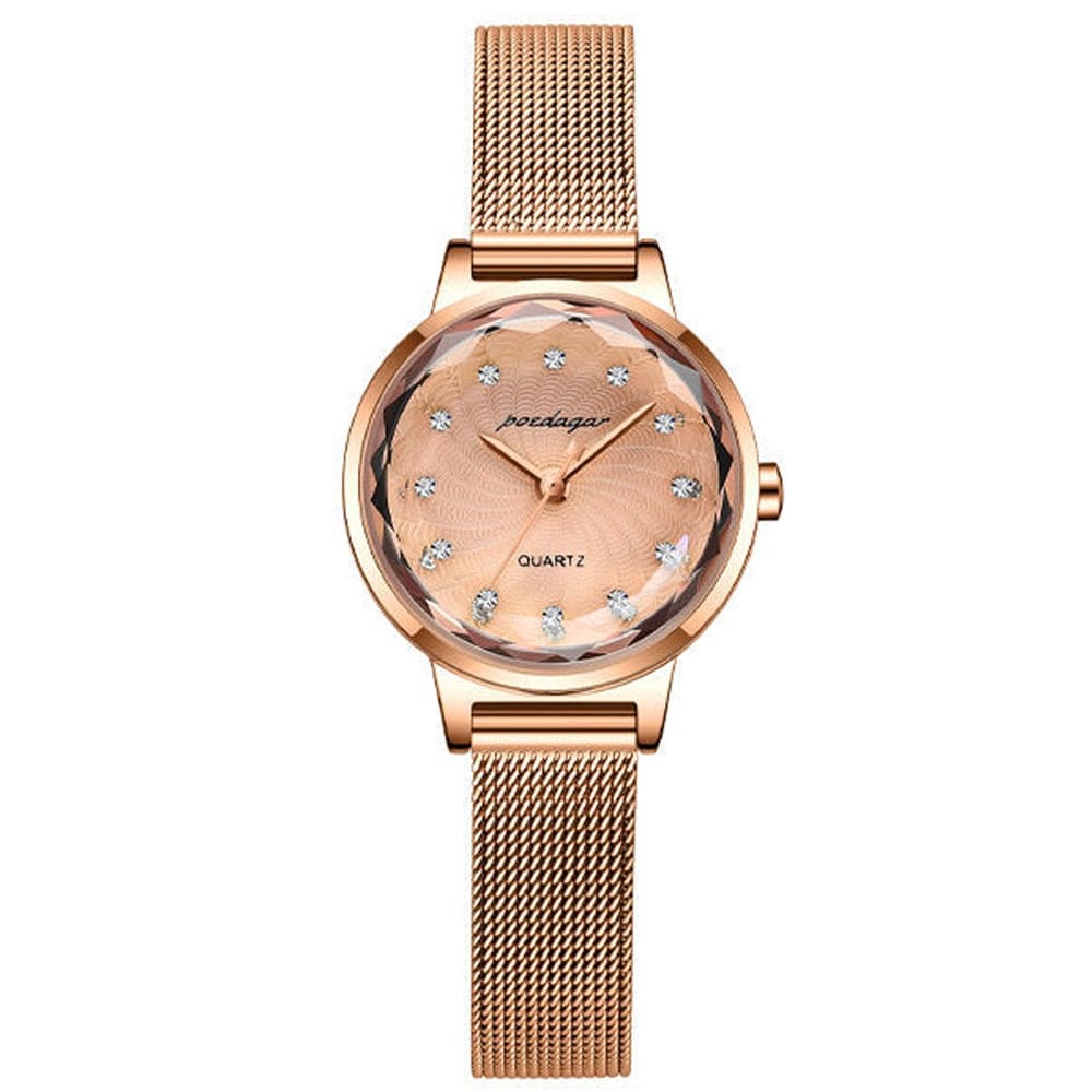 Rose Gold Diamond Watch